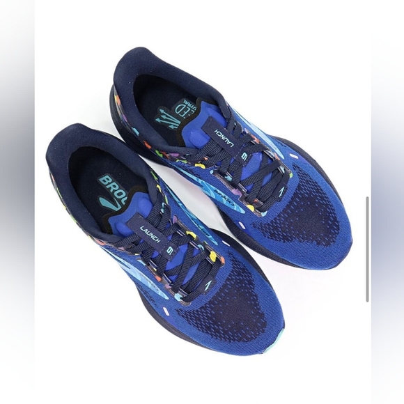 NEW Brooks Launch 9 REFLECTIVE (B) men’s Sz 13 Running Shoes Sneakers Multicolor - Picture 3 of 14